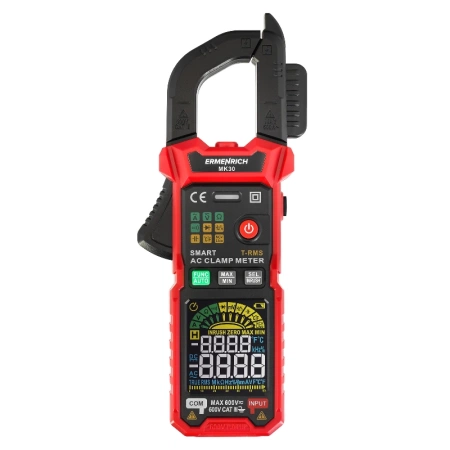 Токоизмерительные клещи Ermenrich Ping MK30, красный купить по низкой цене | МАКСПРОФИТ