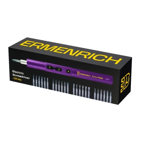 Отвертка для точных работ Ermenrich Tunn PD20, фиолетовый купить по низкой цене | МАКСПРОФИТ